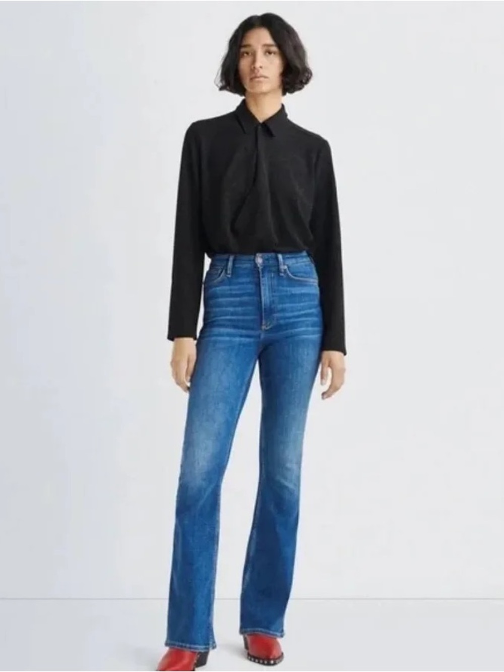 rag & bone Women's Lilith Metallic Shirt Oversized XS